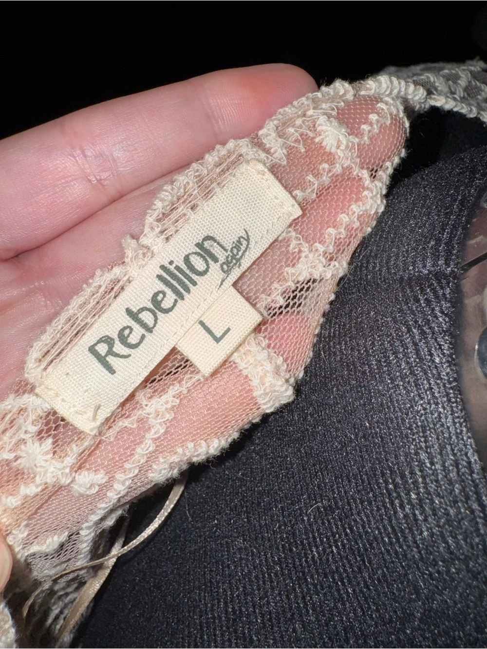 Rebellion White Sheer Embroidered Duster